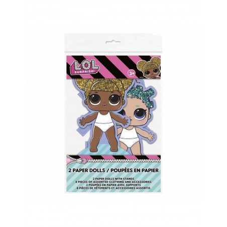Boneca De Ropa Para MuÃ±ecas Lol De Papel Bonecas LOL De Papel